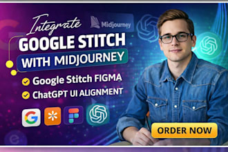 integrate google stitch with midjourney studio stitch figma chatgpt UI alignment