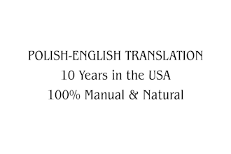 translate english to polish and polish to english manually