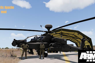 make any arma 3 mod, skyrim mod, dayz mod with custom textures, 3d game assets
