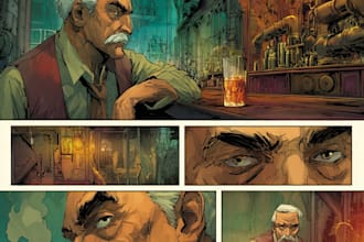 do comic book page illustration comic strip graphic novel