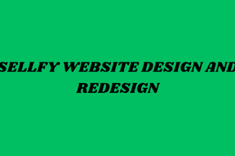 set up your sellfy website design redesign sellfy store dropshipping store