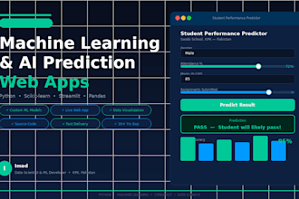 build a custom ml prediction web app with streamlit dashboard using python