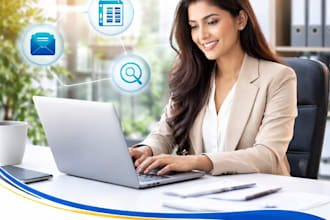 do data entry, copy paste, web research and excel work
