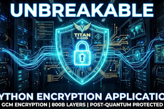 build an unbreakable military grade python encryption app