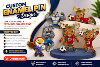 design an original enamel pin for you