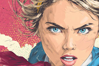 do comic book illustration with comic book illustrator