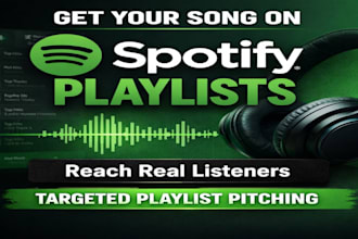 find and pitch your song to spotify playlists