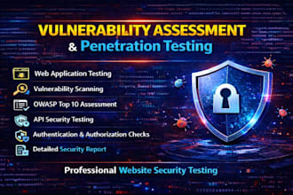 perform vulnerability assessment and penetration testing