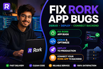 fix rork app bugs, debug, deploy and connect your rork app to backend
