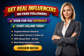 do youtube influencer research and outreach with micro influencer for your brand