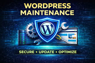 do wordpress website maintenance and support