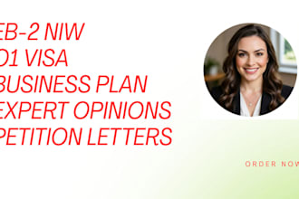 write expert opinion letters for eb2 niw eb1a o1 visa