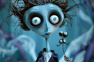 your avatar style tim burton