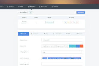 build custom streaming admin server, xtream ui, xui one, reseller and user setup