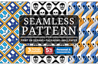 make vector seamless pattern