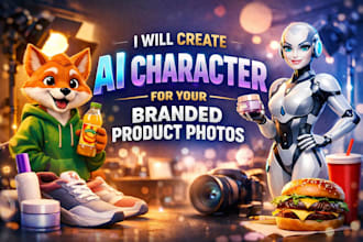 create ai character for your branded product photos