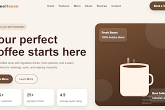 create a responsive landing page