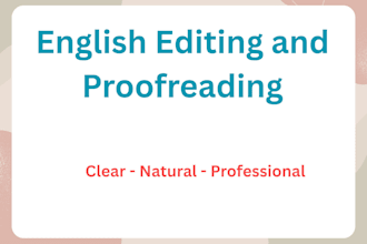 edit and improve your english writing