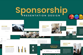 design sponsorship powerpoint presentation, sponsorship proposal pitch deck
