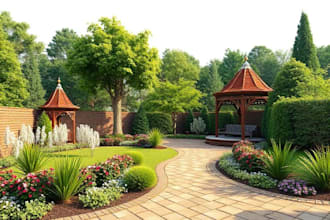 design and rendering your garden landscape