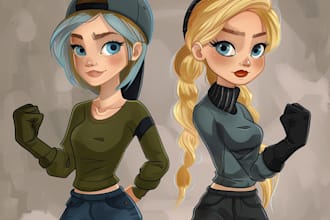 turn you into a character in iconic cartoon styles