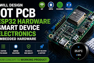 design iot pcb, esp32 hardware, smart device electronics,embedded hardware