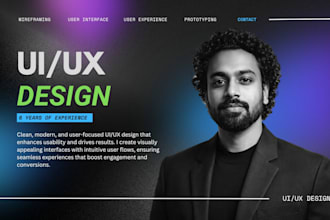 create modern UI UX design in figma for saas, mobile apps and websites