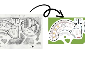 convert pdf, image or hand sketch to autocad 2d