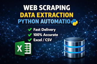 scrape website data, extract leads, and automate data collection using python