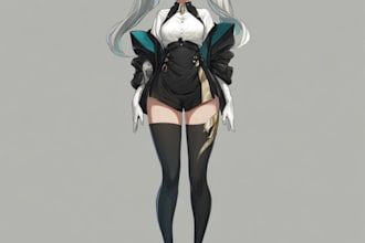 draw anime character art, original design