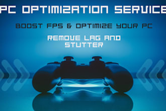 optimize your PC and boost fps in games