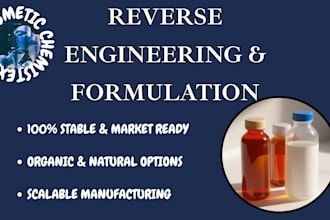 reverse engineer and optimize your favorite cosmetic product formula