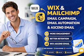 do wix email mailchimp email campaign email automation wix ascend email