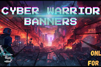 design professional banners for youtube, twitch and facebook