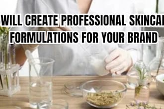 create professional skincare formulations for your brand