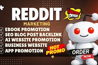 do reddit SEO backlink post to promote saas ai tool products web app store page