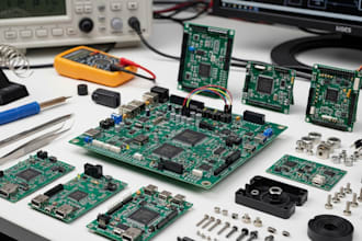 develop esp32, nrf, ble firmware and iot hardware prototype