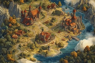 create your fantasy city map
