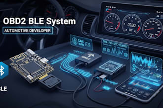 develop automotive obd2 ble system using elm327 can pid dtc