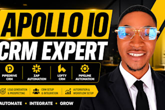 setup pipedrive gohighlevel hubspot apollo io zoho crm zapier integration lofty