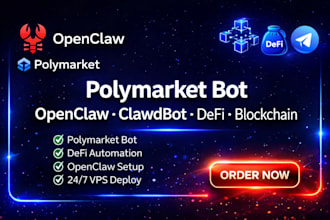 make polymarket bot and openclaw bot for auto trading