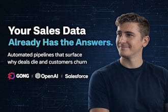 automate sales intelligence using gong, openai, and salesforce