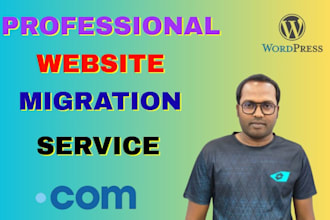 do wordpress migration and migrate website to any hosting