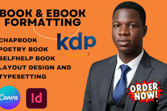 design format poetry book, chapbook, format workbook kindle ebook kdp publishing