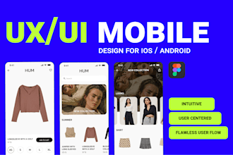 do user friendly mobile app UX UI design