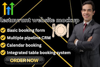 build your restaurant website in gohighlevel with online booking  reservations