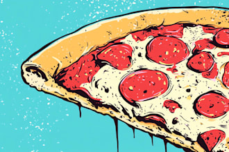 design food pop art of your food pop art