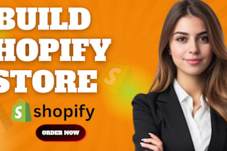 build, design or redesign shopify store and dropshipping st