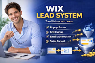 do wix email pop up form  wix crm wix email automation wix sales funnel