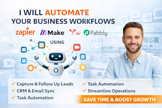 automate your business workflows using zapier make n8n pabbly